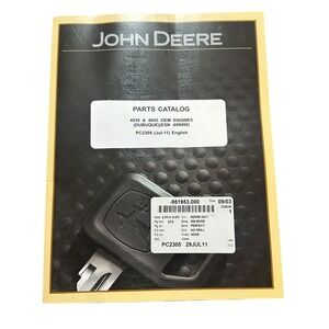 John Deere catalog 2011 OEM engines 4039 and 4045 Original 7/29/2011